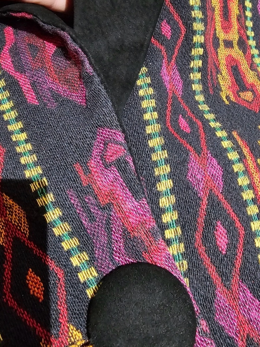 Vintage Texas Outfitters southwest Blazer with Black Velvet Collar - Picture 4 of 6